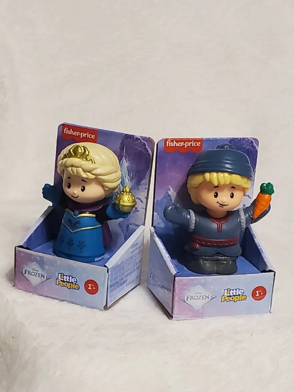 Little People Princess Elsa & Kristoff Disney Frozen figures Set of 2 Brand New!